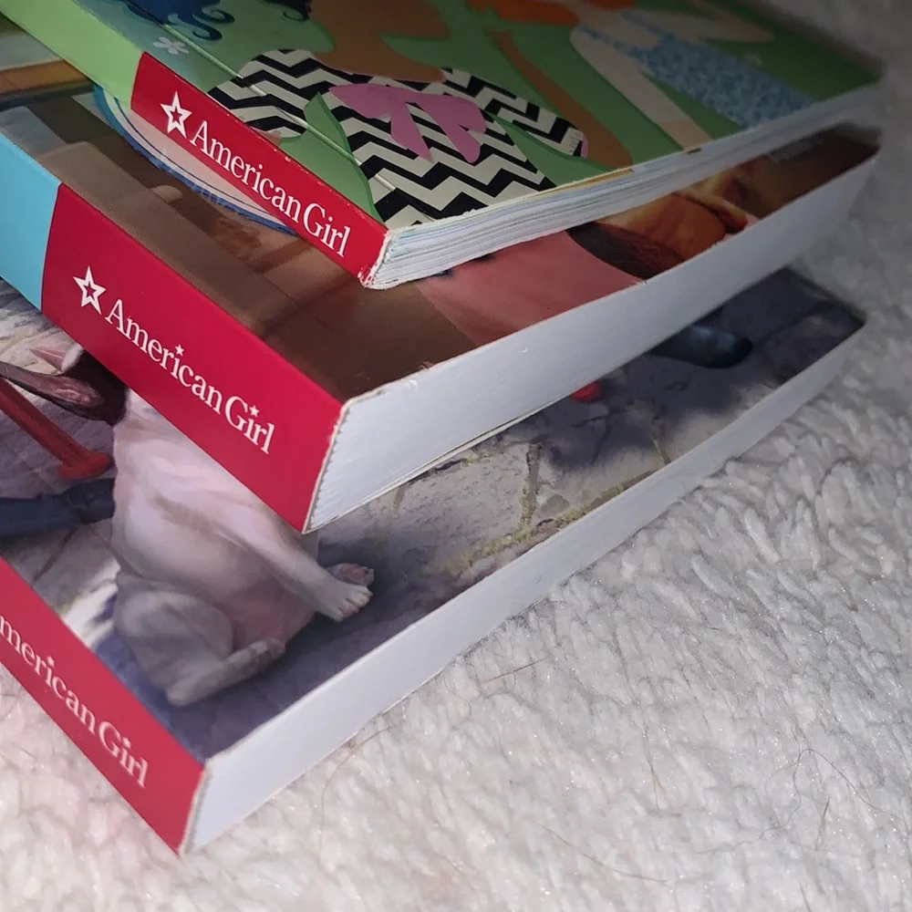 3 American Girl Books Paperback Grace Caroline Friends